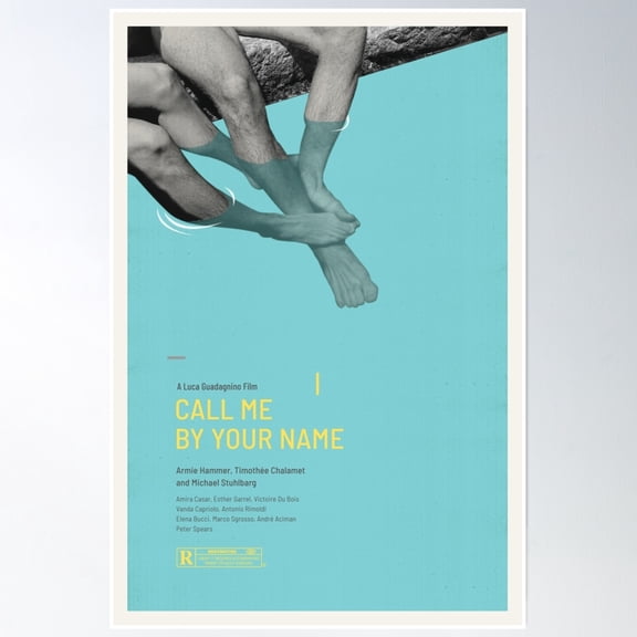 Call Me By Your Name Poster Wall Art, Modern Wall Decor, 12x18 UNFRAMED