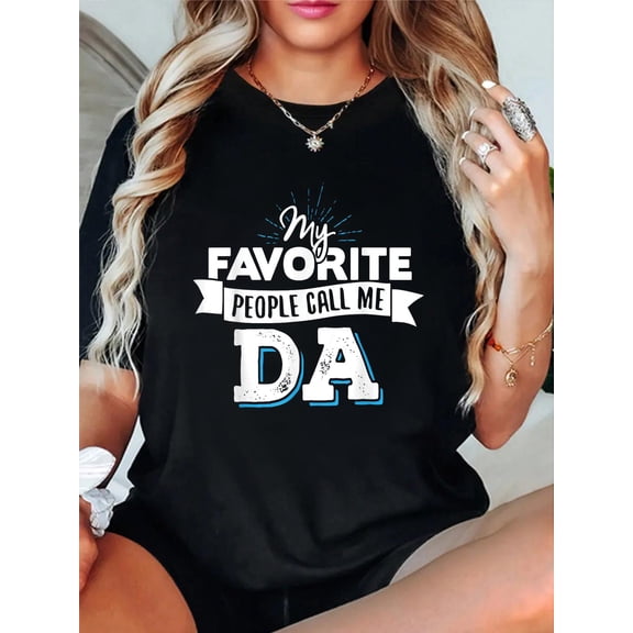 Call Me Da Design for Men Dad Fathers Day Gift T-Shirt