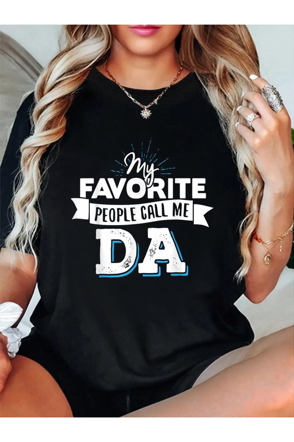 Call Me Da Design for Men Dad Fathers Day Gift T-Shirt