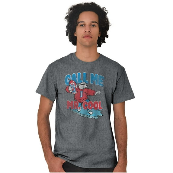 Call Me Mr. Vintage Icee Polar Bear Men's Graphic T Shirt Tees Brisco Brands M