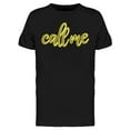 thumbnail image 1 of Call Me Neon Design T-Shirt Men -Image by Shutterstock, Male XX-Large, 1 of 2