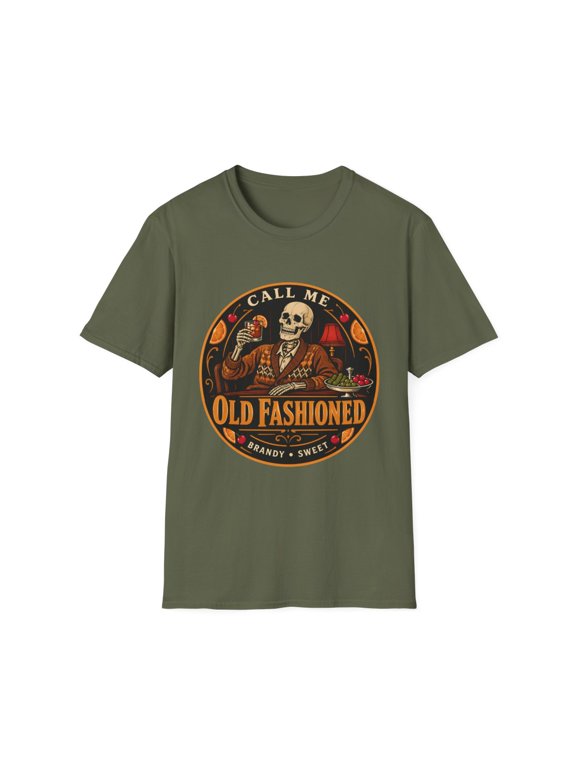 Call Me Old Fashioned Skeleton Brandy Sweet Graphic T-Shirt