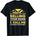 thumbnail image 1 of Call Me Real Estate Agent Gift Funny Realtor Investor Broker T-Shirt, 1 of 3