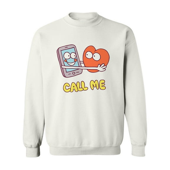 Call Me! Sweatshirt Men -Image by Shutterstock, Male Large