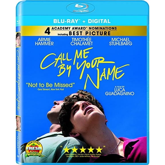 Call Me by Your Name (Blu-ray + Digital Sony Pictures)