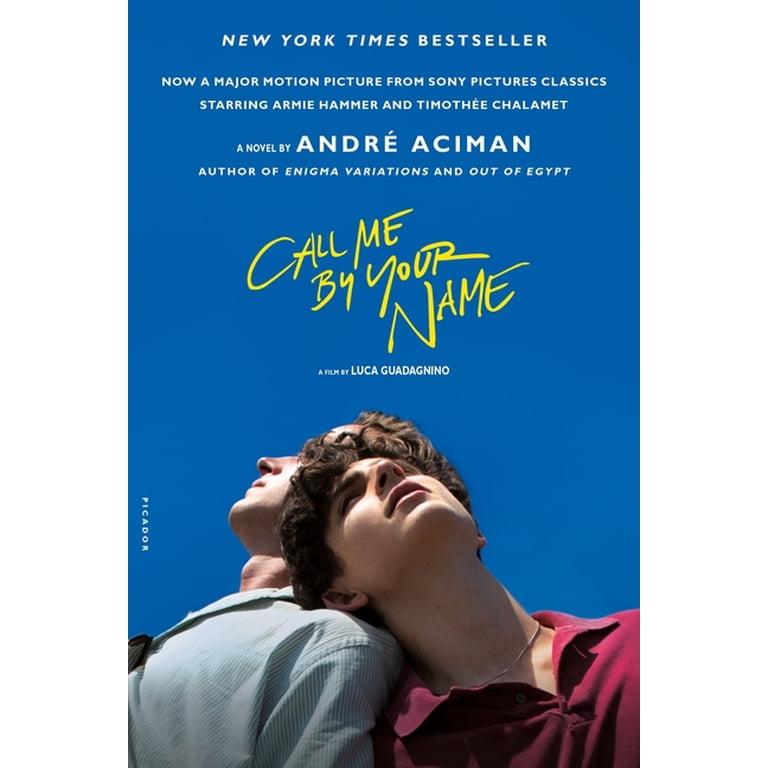 Andr√© Aciman, Paperback Book, Call Me by Your Name - Walmart.com