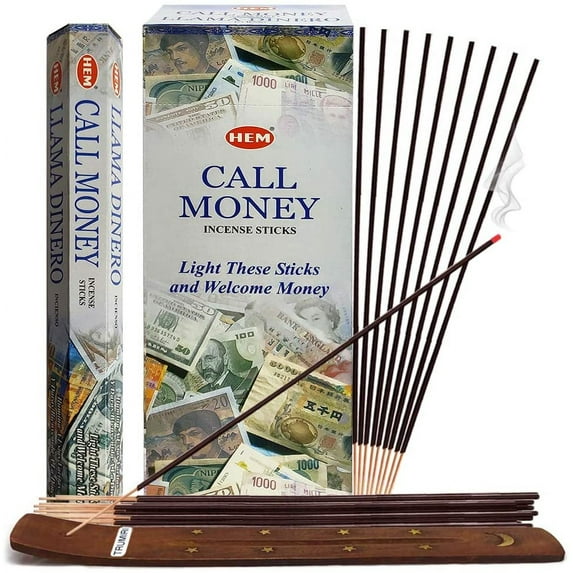 Call Money Incense Sticks And Incense Stick Holder Bundle Insence Insense Hem Incense Sticks