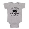 thumbnail image 1 of Call My Dad He's A Realtor Baby Bodysuit One Piece NB Athletic Heather, 1 of 3