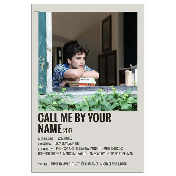 Call Me By Your Name Poster,Timothee Chalamet Merch,Canvas Wall Art For Living Room Decor Aesthetic Vintage Posters & Prints Asthetic College Dorms Farmhouse Kitchen Gym