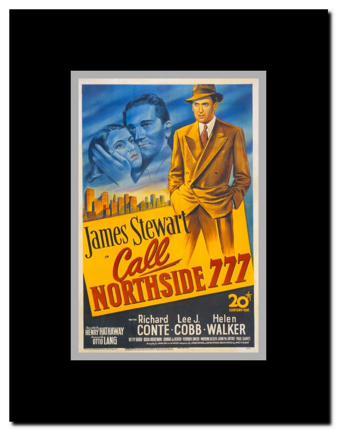 Call Northside 777 Framed Movie Poster