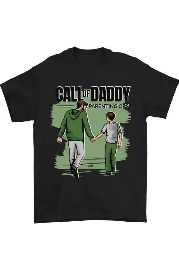 Call Of Daddy Funny Parody Fathers Day Graphic Unisex T-Shirt, up to size 5XL