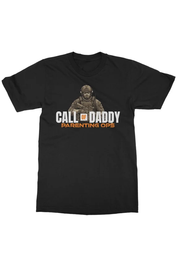 Call Of Daddy Parenting Ops Funny Gaming Fathers Day Unisex T-Shirt, S-5XL