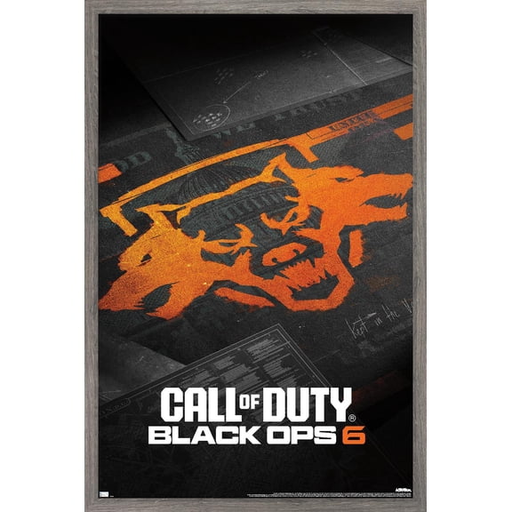Call Of Duty: Black Ops 6 - Emblem Wall Poster, 22.375" x 34" Framed