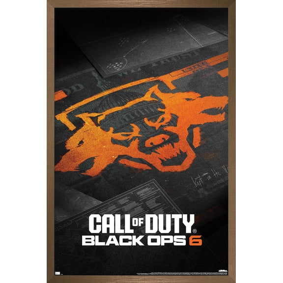 Call Of Duty: Black Ops 6 - Emblem Wall Poster, 22.375" x 34" Framed