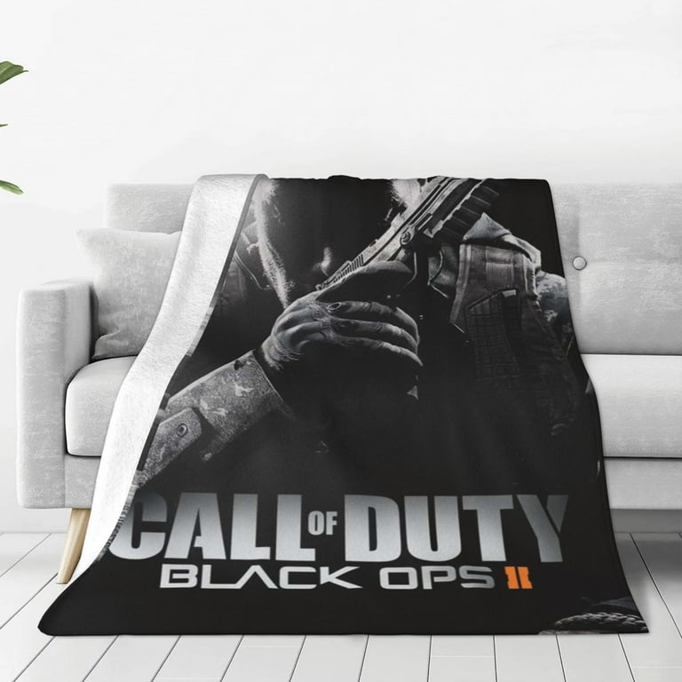 Call Of Duty Black Ops Blanket Throw Lightweight Soft Air Conditioning Flannel Blankets for Bed Couch Sofa Party Decorations Walmart