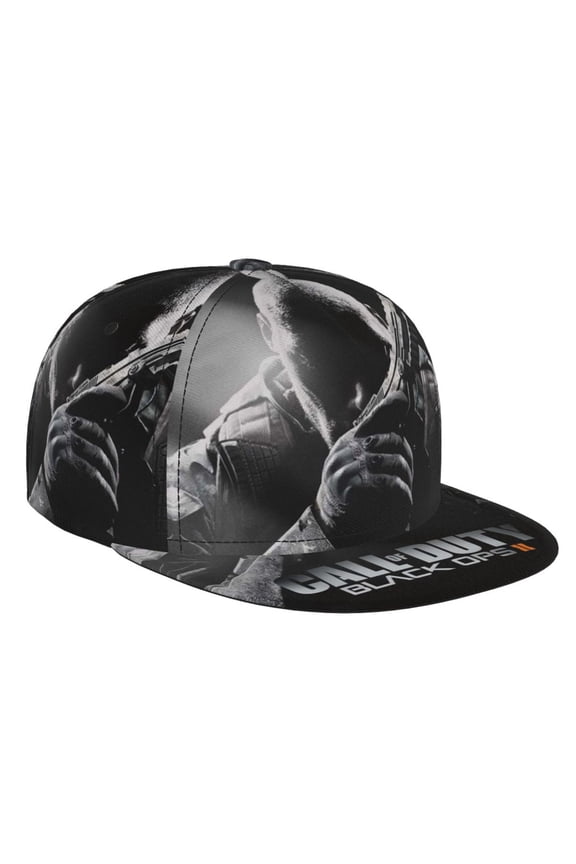 Call Of Duty Black Ops Brim Bill Baseball Cap Adjustable Snapback Hat Hip Hop Dad Caps Men Women