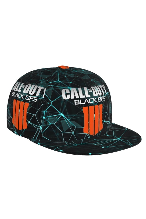 Call Of Duty Black Ops Brim Bill Baseball Cap Adjustable Snapback Hat Hip Hop Dad Caps Men Women