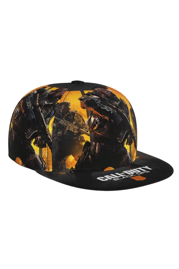 Call Of Duty Black Ops Brim Bill Baseball Cap Adjustable Snapback Hat Hip Hop Dad Caps Men Women