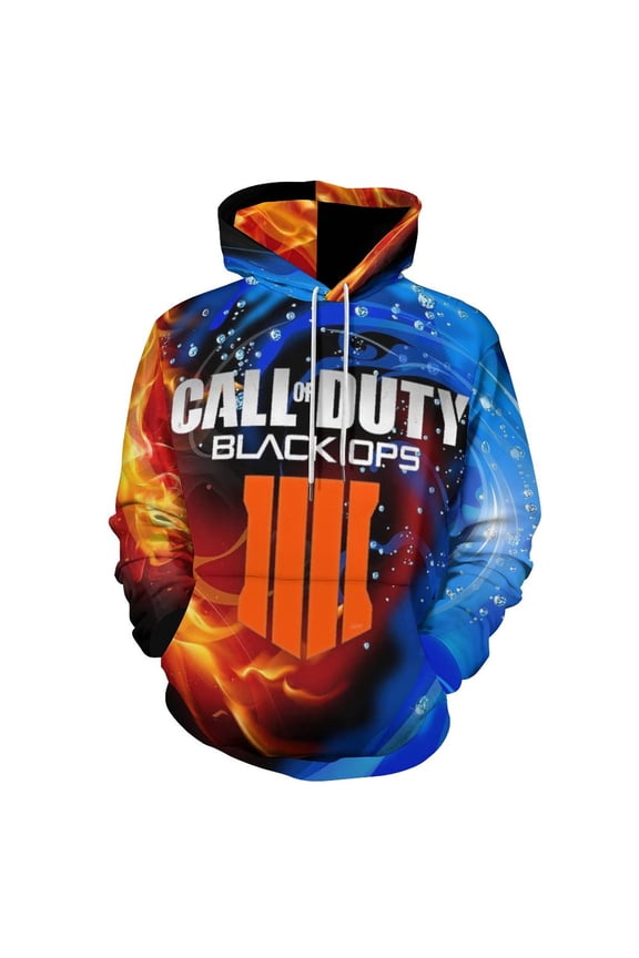 Call Of Duty Black Ops Casual Hoodie Jacket Hooded Long Sleeves Sweatshirt Pullover Sweaters Women Men