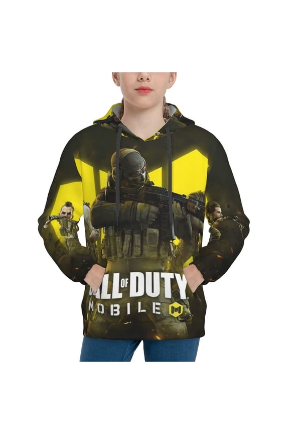 Call Of Duty Mobile Youth Hoodies Sweatshirts Pullover Long Sleeves Hooded Graphic Sweaters