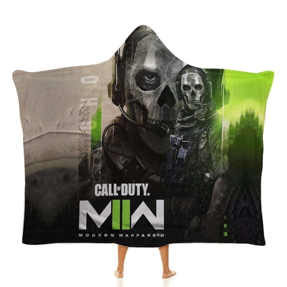 Call Of Duty Modern Warfare Cloak Hooded Blankets Soft Wearable Blanket Cozy Plush Warm Blanket Wrap Blanket