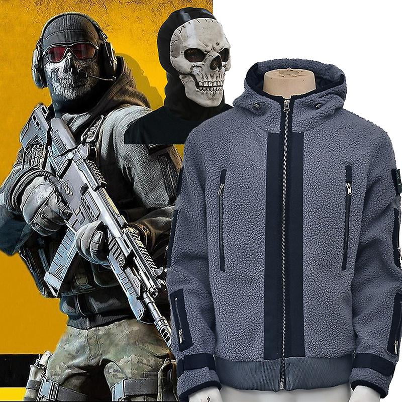 Call Of Duty Modern Warfare Ii Simon Riley Fleece Hoodies Jacket Tf 141  Ghost Team Uniform Costume - Walmart.com