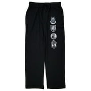 Call Of Duty Modern Warfare Mens Black Sleep Pants Pajama Bottoms Small