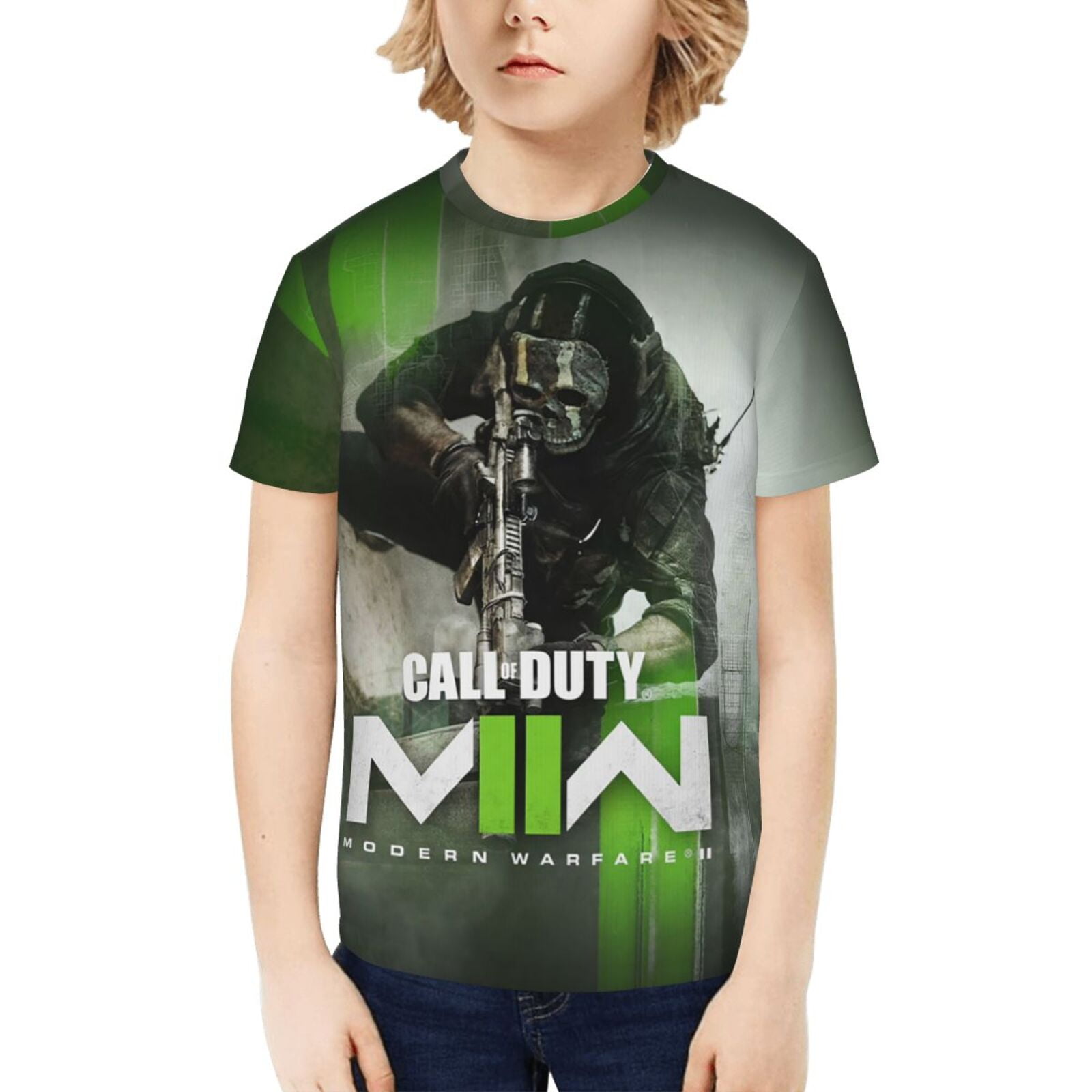 Call Of Duty Modern Warfare Teenage T-shirt for Boy Girl Short