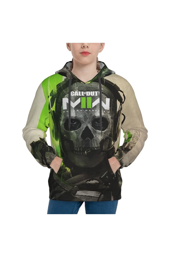 Call Of Duty Modern Warfare Youth Hoodies Sweatshirts Pullover Long Sleeves Hooded Graphic Sweaters