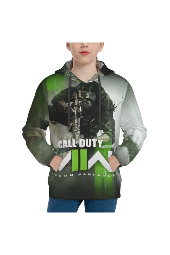 Call Of Duty Modern Warfare Youth Pullover Hooded Graphic Sweatshirts Long Sleeve Casual Hoodies Teen