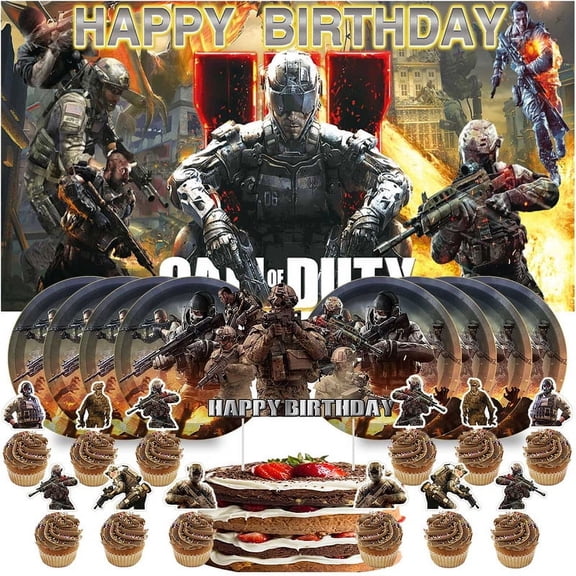 Call Of Duty Birthday Decorations