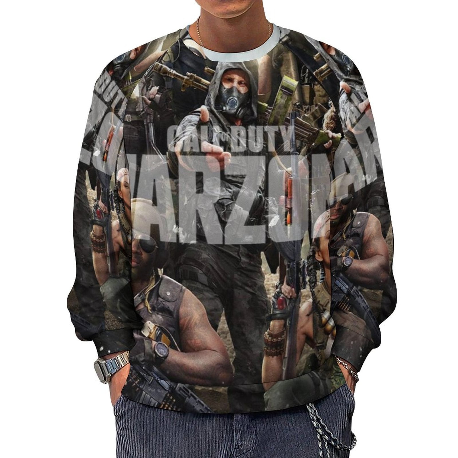 Crewneck Sweatshirt Call Of Duty Sweater Call Of Duty Vanguard