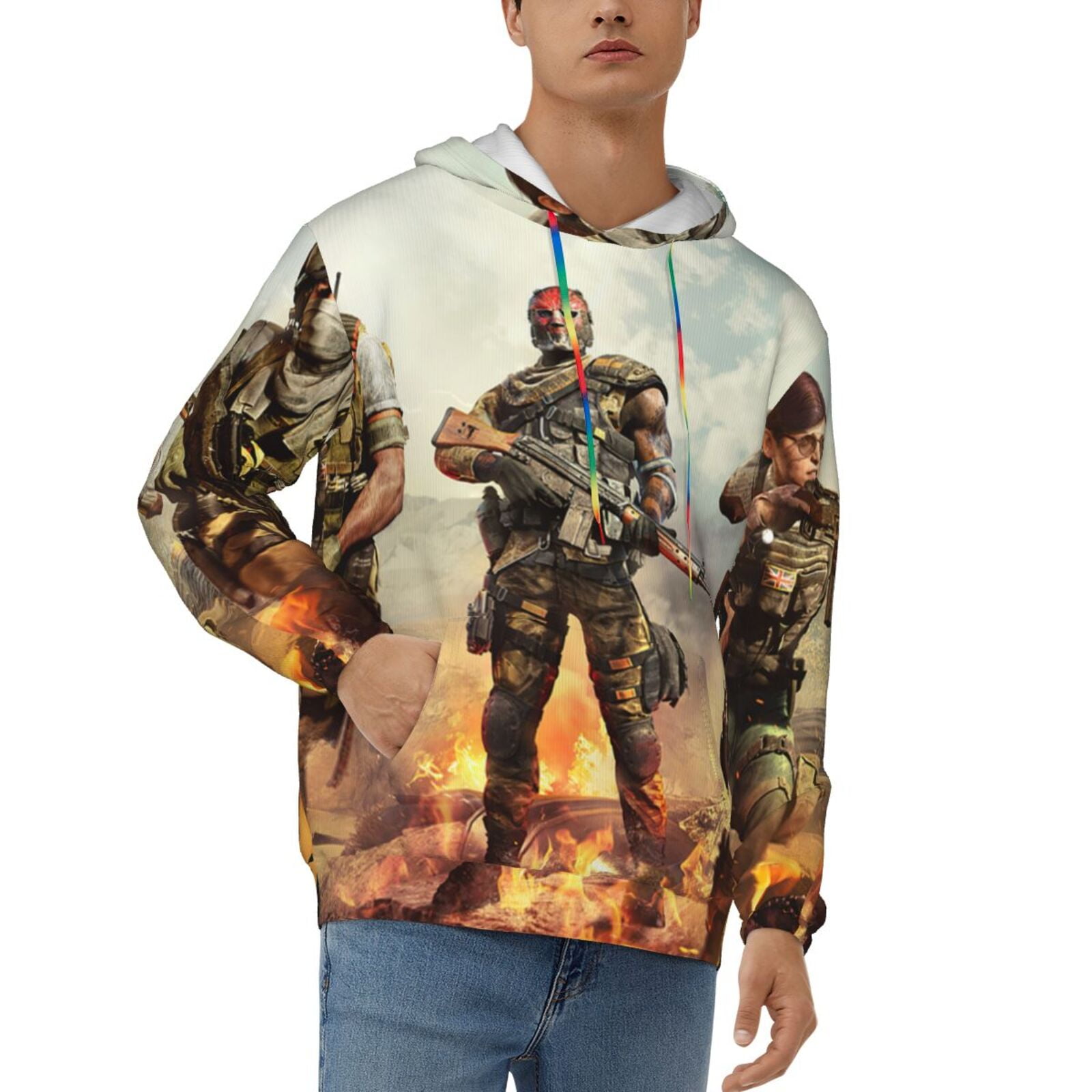 Novelty Call of Duty Warzone 3D Print Men's Hoodies Dominican
