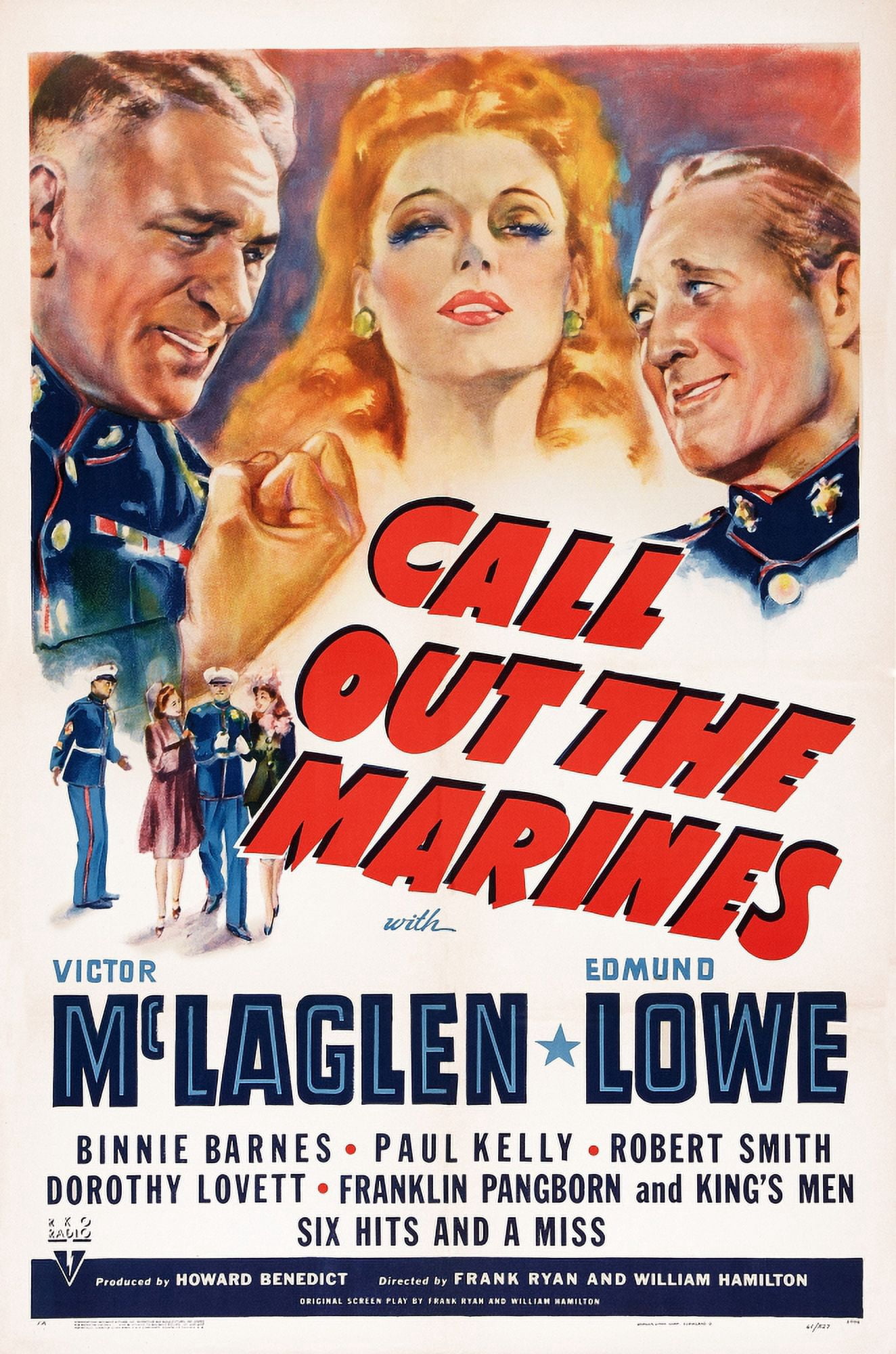 Call Out The Marines Canvas Art - (24 x 36)