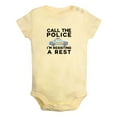 thumbnail image 1 of Call The Police I'm Resisting A Rest Funny Rompers For Babies, Newborn Baby Unisex Bodysuits, Infant Jumpsuits, Toddler 0-24 Months Kids One-Piece Oufits, 1 of 4