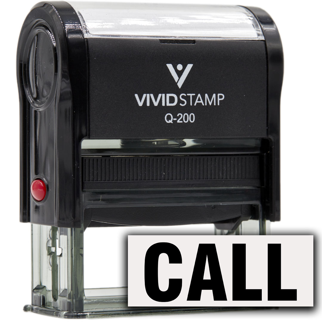 Call Self-Inking Office Rubber Stamp (Black Ink) - Q-200 - Walmart.com
