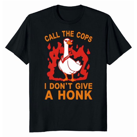 Call The Cops Graphic Funny Logo T-Shirt size M-4XL