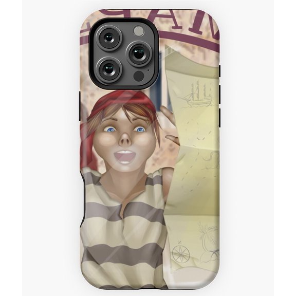 Call To Adventure Pirate Map Phone Case for iPhone 16 15 14 13 12 11 Pro Max