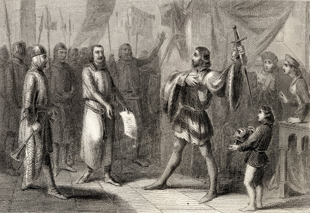 Call To The Nobles In The Name Of King Fernando Iii The Saint Canvas Art - Ken Welsh Design Pics (18 x 12)