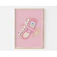 thumbnail image 1 of Call Me Valentine Print, Trendy Girly Valentines Day Art, Retro Valentines Day, Valentines Sublimation, Groovy Pink Valentines Wall Art, Modern Wall Decor, 16x24 UNFRAMED, 1 of 2