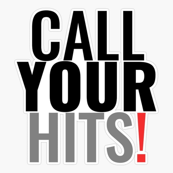 Call Your Hits Airsoft Sports Sticker
