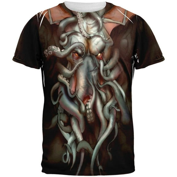 Call of Cthulhu All Over Adult T-Shirt - X-Large