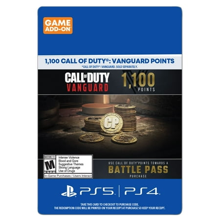 Call of Duty 1100 Vanguard Points - PlayStation 5