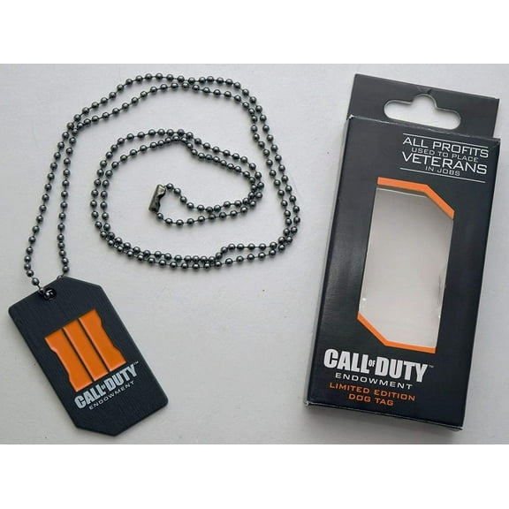 Call of Duty: Black Ops 3 Endowment Limited Edition Dog Tag COD III NN-LI2P-8Z4C