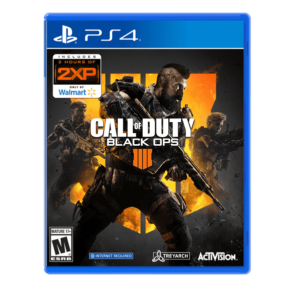 Call of Duty: Black Ops 4, Activision, Playstation 4 – Purchase the game to get 2XP – Only at Walmart