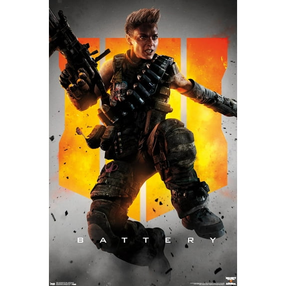 Call of Duty: Black Ops 4 - Battery Key Art Wall Poster, 22.375" x 34"