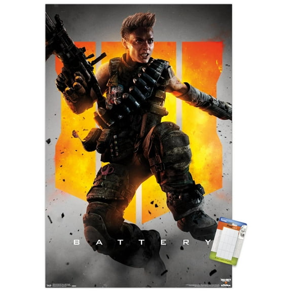 Call of Duty: Black Ops 4 - Battery Key Art Wall Poster, 22.375" x 34"