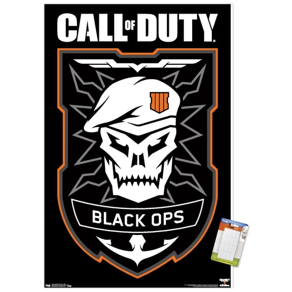 Call of Duty: Black Ops 4 - Logo Wall Poster, 22.375" x 34"
