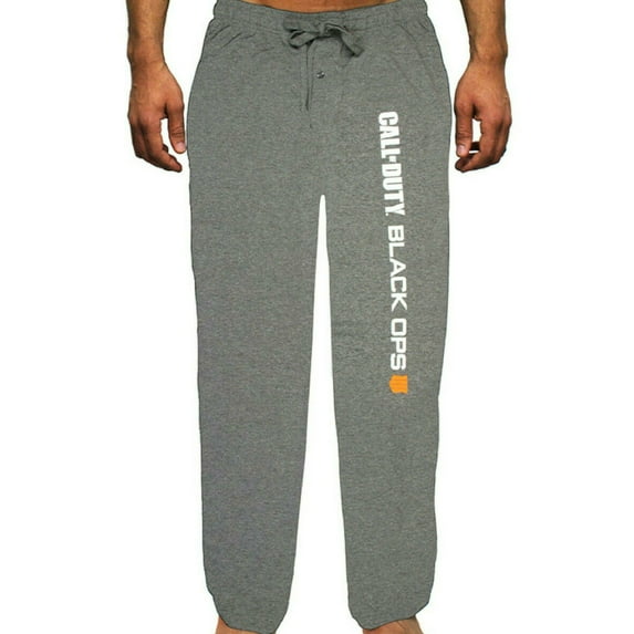 Call of Duty Black Ops 4 Men's COD IIII Script Logo Loungewear Pajama Lounge Pants (Medium)