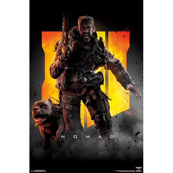 Call of Duty Black Ops 4 - Nomad Key Art Poster Print (22 x 34)